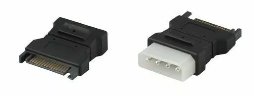 SATA 15 PCB Side to Molex 4P Male Power Adaptor Connector