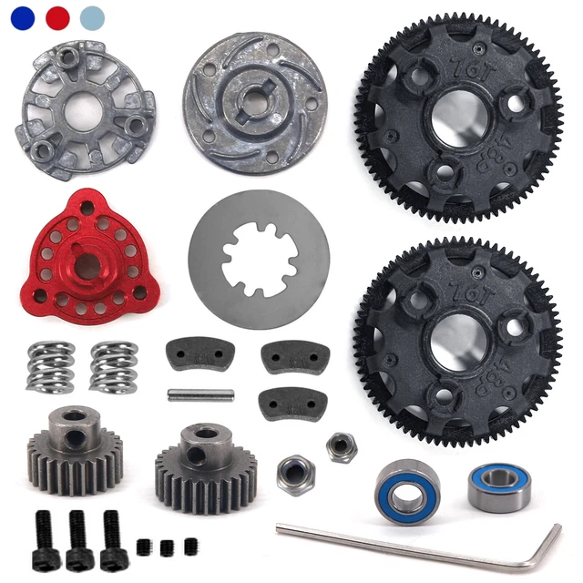 FOR 1/10 SLASH Rustler Bandit 2WD VXL 76T 48P Spur Gear & 25T 27T