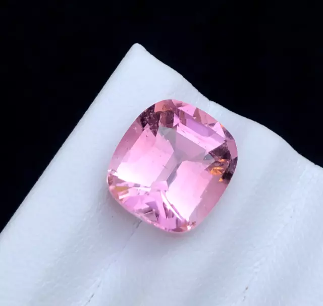 7.9ct natural rose pink tourmaline nice color and cut from Afghanistan