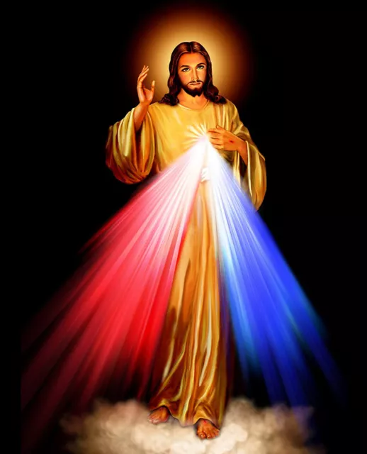 Jesus Christ Divine Mercy 8X10 Photo Picture Christian Art