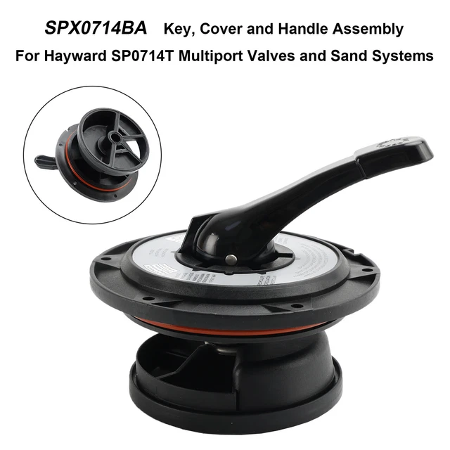 Conjunto Alça E Tampa Para Válvula Hayward SPX0714BA - Kit Reparo Piscina