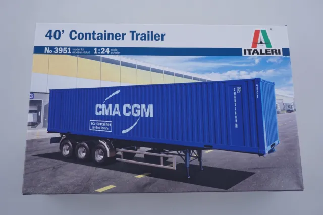 Italeri 40' Container Remorque 1:24 3951 Modélisme