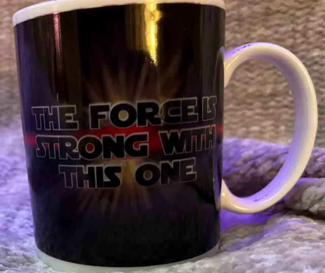 STAR WARS COFFEE MUG STAR DAD THE FORCE IS STRONG WITH THIS ONE father gift