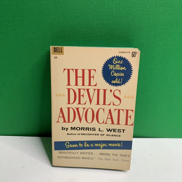 LIVRE DELL THE DEVIL'S ADVOCATE par Morris L. West vintage 1961 EUR 5 ...
