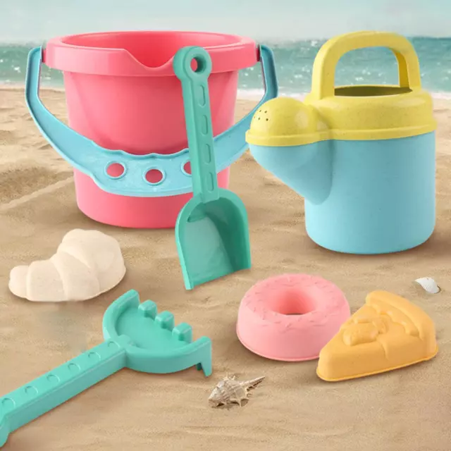 Jouets de sable éducatifs, 7 pièces, jouet de plage pour le bain dans