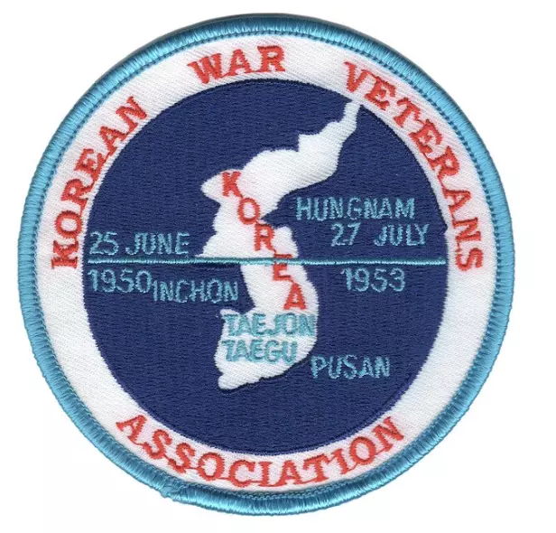 3.5" Combined Forces Korean War Veterans Association Embroidered Patch