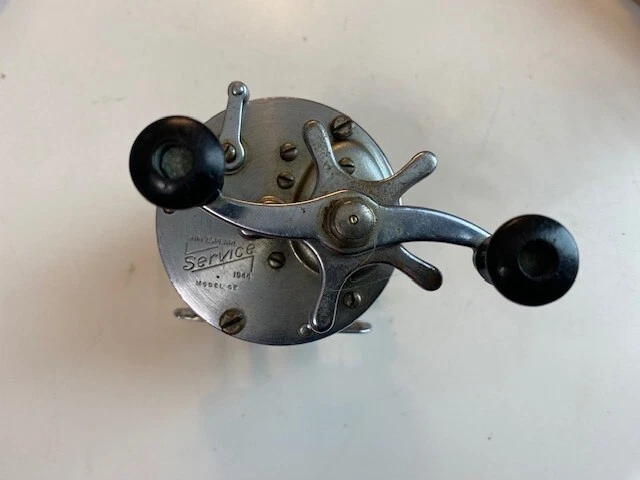 SHAKESPEARE SERVICE 1944 Model GE Level Wind Bait Cast Reel and Asbury 250  $17.99 - PicClick