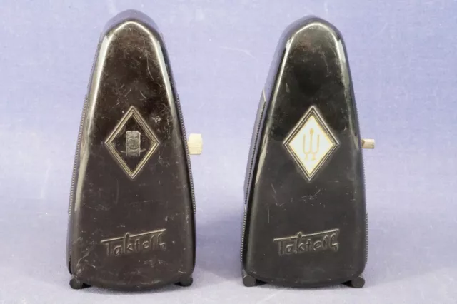 2x Wittner Taktell schwarz / mechanisches Metronom