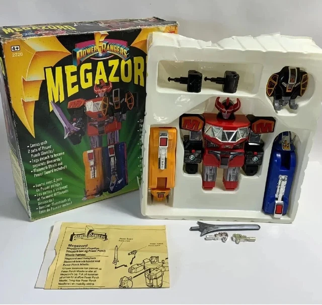 VINTAGE 1993 BANDAI Mighty Morphin Power Rangers Figure - Megazord 2220 ...