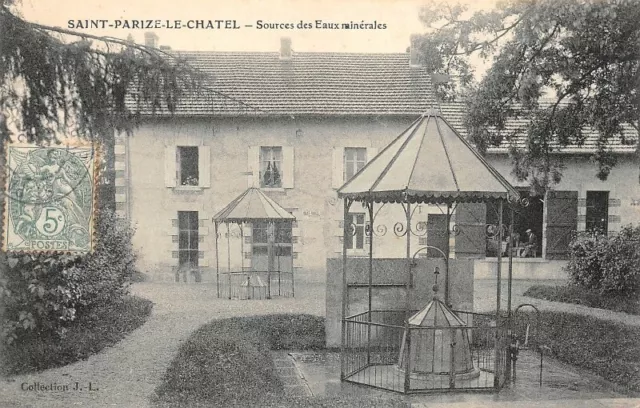 SAINT-PARIZE-LE-CHATEL -  Sources des Eaux minérales