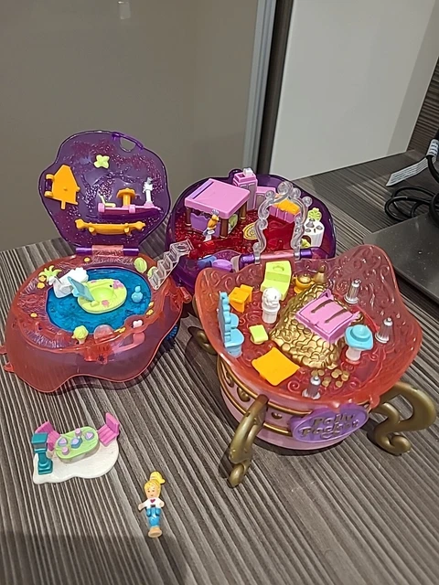 RARE Polly Pocket Forever Friends Picnic Hamper 100% Complete 