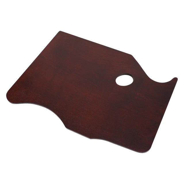 Tavolozza in legno bambino pollice foro vassoio vernice tela pittura