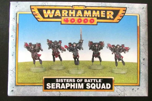 OOP Citadel / Warhammer 40k Witch Hunters / Sisters Of Battle Seraphim NIB