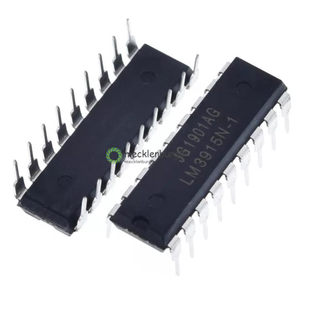 5PCS  NSC LM3915N LM3915N-1 DIP-18 LED Bar Dot Display Driver NEW