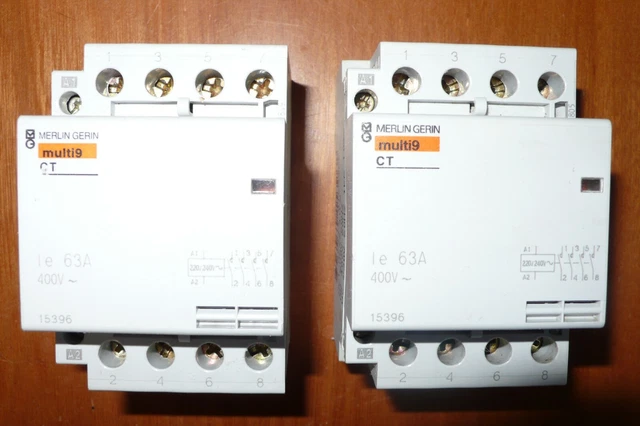 Contacteur Tetra 40A Merlin Gerin Schneider Electric – 4 Contacts NO – 220V – Occasion Fonctionnel