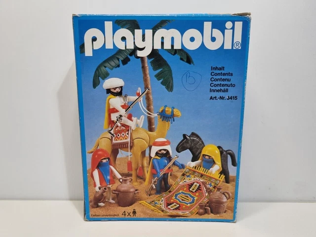 Playmobil Vintage 3415 – Les Bédouins – Figurines Et Accessoires – Occasion