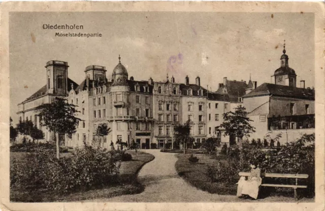 CPA AK DIEDENHOFEN - Moselstadenpartie (454732)