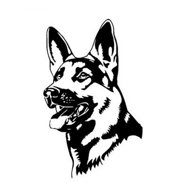 CANE DA PASTORE TEDESCO animale auto adesivo personalità classica FB_$v