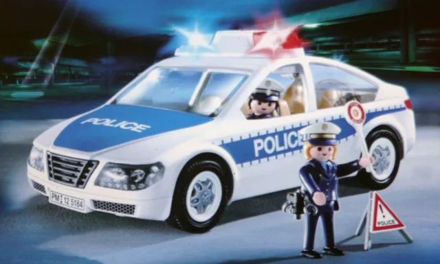 Playmobil -- Pièce de rechange -- Voiture police 5184 --