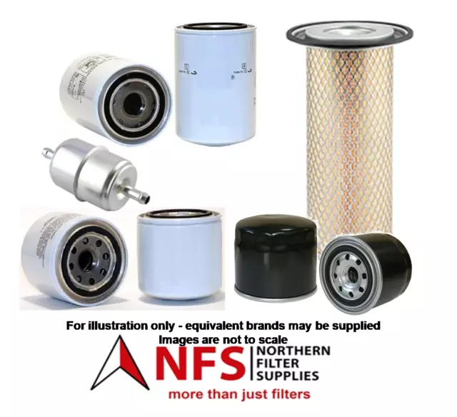 NFS Filter Kit fits Ransomes Highway 213 with D1105 Eng Oil Fuel Air Hydraulic