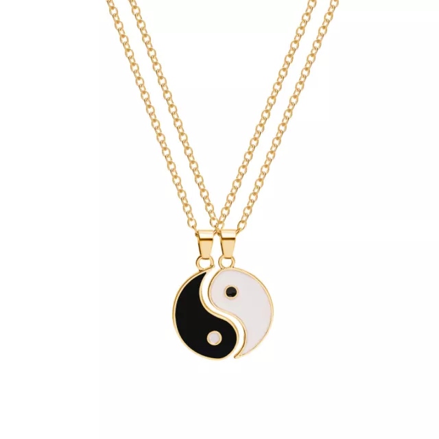 Ying Yang Necklace - Gold