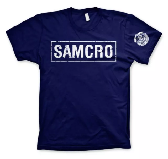 T-shirt Sons Of Anarchy - SAMCRO Distressed maglia Uomo Hybris