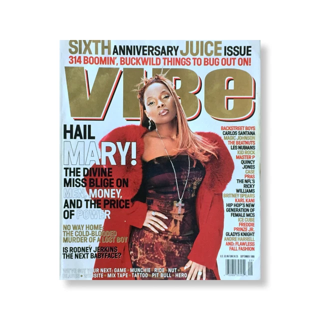 VINTAGE VIBE MAGAZINE 1995 Feb Mary J Blige Too Short Barry White