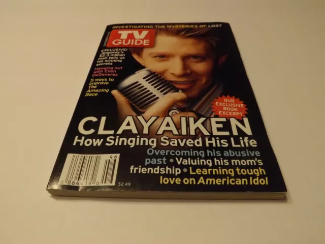 Clay Aiken 2004 Tv Guide November 14-20 Magazine