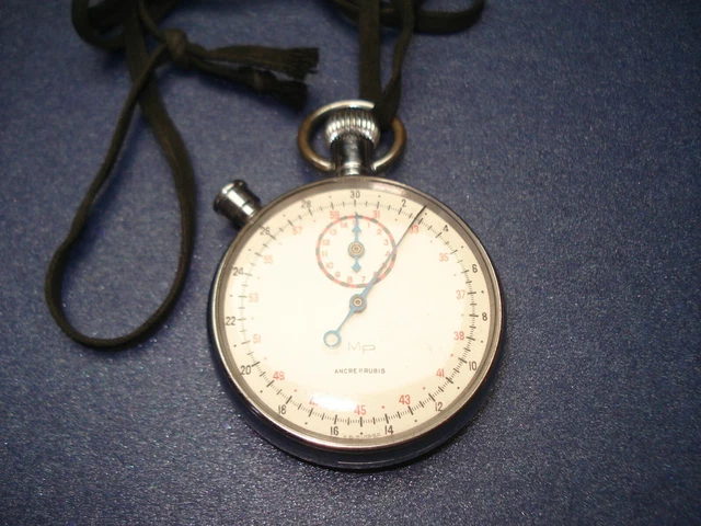 Mechanical Gusset Montre Gousset Ancre Ligne Droite 15 Rubis