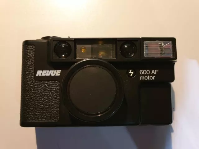 Vintage Revue 600AF Motor analoge Kamera 38mm 1:2.8