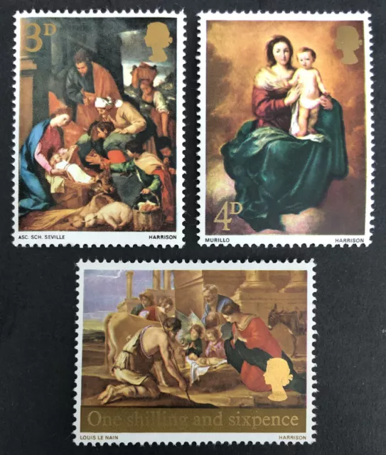 GB 1967 Mint MNH Christmas Set - Unmounted Mint- UK Seller - Free P&P