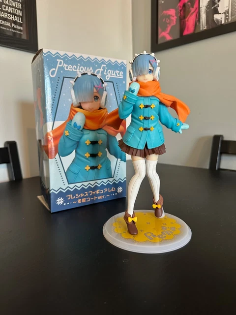 Rem Figure Box RE:ZERO REM PRECIOUS Figure Winter Coat Ver Taito JAPAN with Box £5.43 ...
