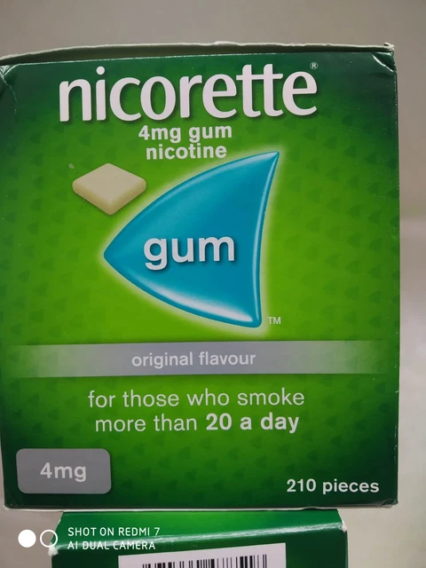 Nicorette Kaugummi Originalgeschmack 210 Stück 4 Mg Verfall Mai 2025 Neu