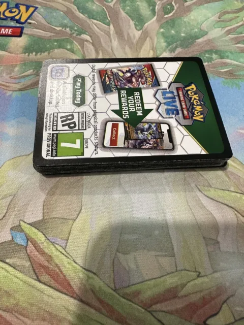 50 x Pokemon SCARLET & VIOLET Paldea Evolved TCG Online Code Cards UNUSED
