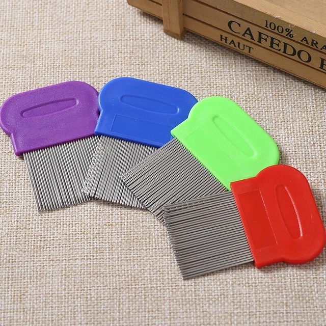 Nit Comb Long Needle Shellfish Stainless Steel Hair Head kids Remove Lice Comb
