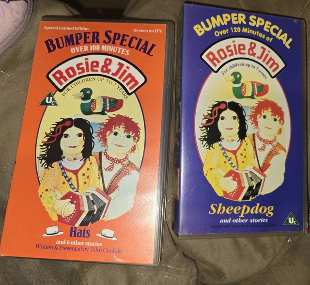 ROSIE AND JIM VHS Video Bumper Special Sheepdog And Other Stories Rare Retro £21.52 - PicClick UK
