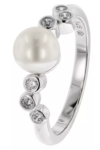 Viventy Bijoux Bague pour Femme Argent avec Perle 783841