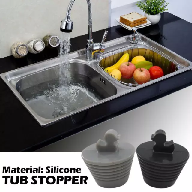 Tappi da vasca da bagno universali in silicone per lavandino tappi di scarico carino B[