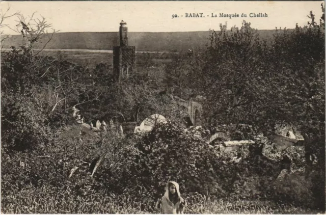CPA AK MAROC RABAT La Mosquée du Chellah (31288)