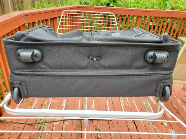 Tumi Black Alpha Ballistic Nylon Long Wheeled Garment Bag Luggage Travel 2242D3 7