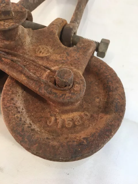 vintage antique barn door roller 2