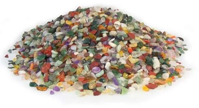 1KG Bag Mixed Gemstone Chips Natural Loose Stones Bulk Wholesale Crystals Gravel