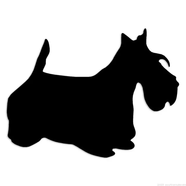 Scottish Terrier Dog - Decal Sticker - Multiple Colors & Sizes - ebn6578