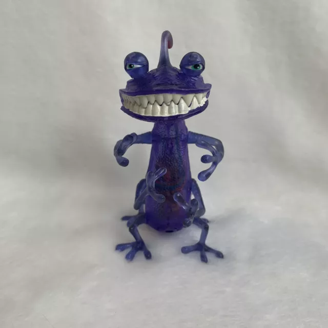 2001 Hasbro Disney Monsters Inc. 5.5” Light-up Talking Top Scarer Randall. Works