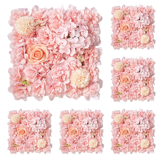 Confezione da 6 braccialetti con fiori artificiali, bracciale con fiori