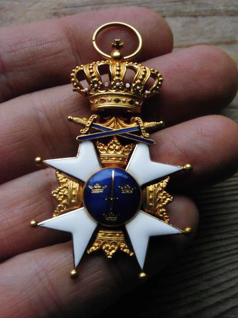 SCHWEDEN SCHWERTORDEN SCHWERT Orden Orig Orden Ehrenzeichen Sverige schweden-schwertorden-schwert-orden-orig-orden-ehrenzeichen-sverige