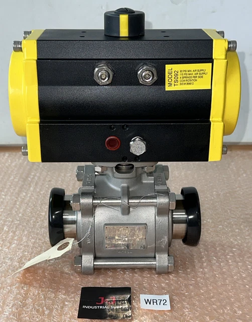 REBUILT- Topline TS092 Spring Ret Actuator w/ Topline Series 77 2” Valve 1000PSI