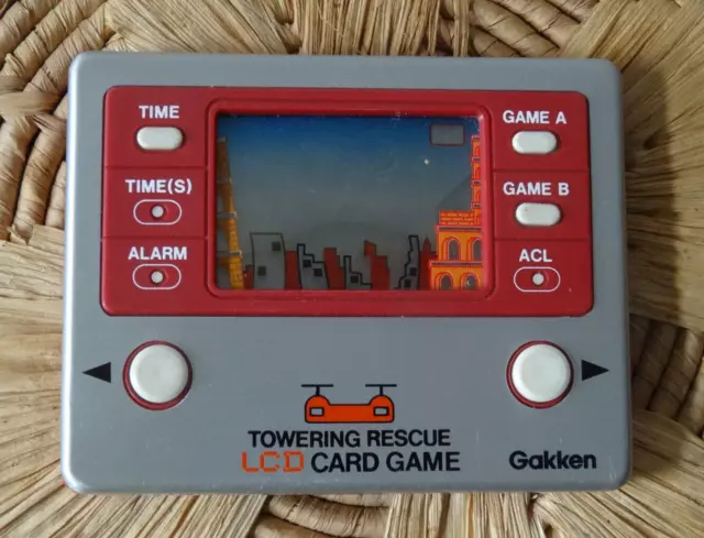 GAKKEN TOWERING RESCUE LCD Card Game £47.16 - PicClick UK