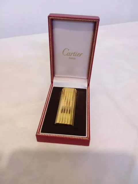 Accendino Cartier Vintage Laminato Oro