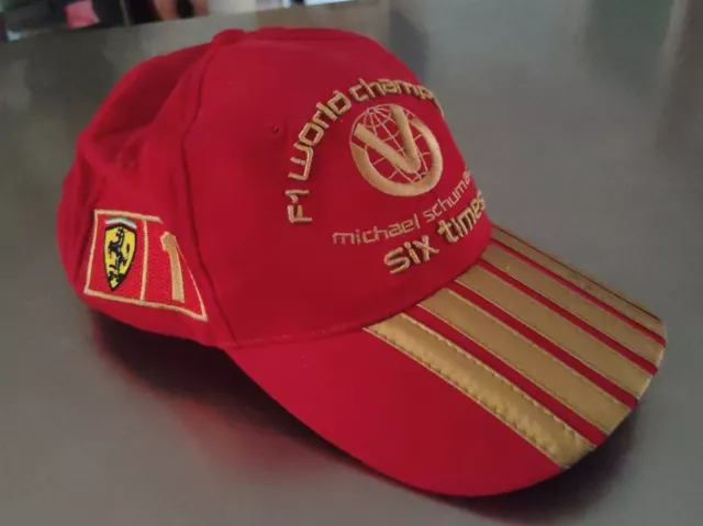 Michael Schumacher 6-times F1 World Champion 2003 Ferrari Formula 1 Cap